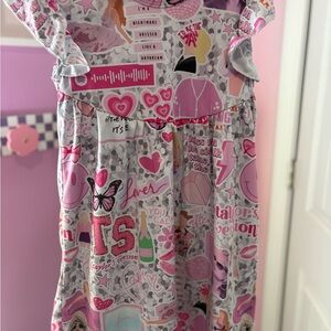 Girls' Taylor Swift Patterned Casual Dress
